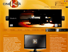 Tablet Screenshot of cinekita.fr